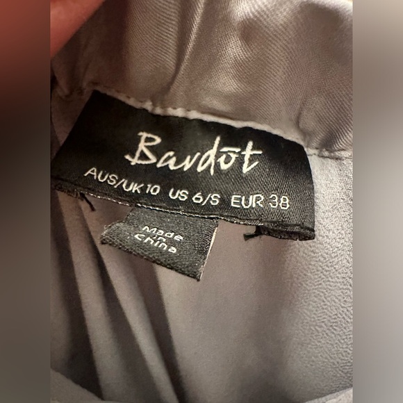 Bardot Off the Shoulder Light blue dress Size Small - Picture 3 of 8